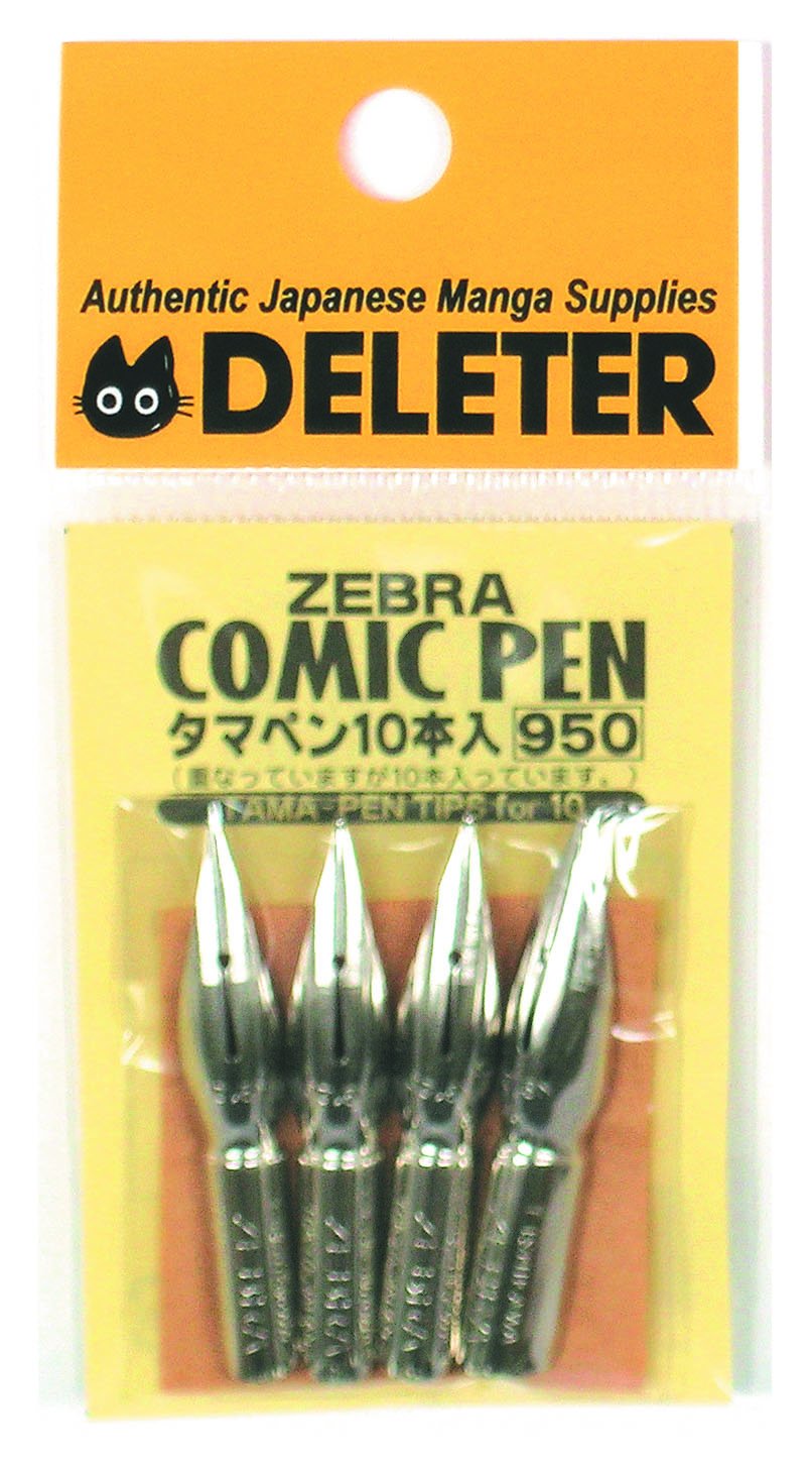 Amazon.co.jp: デリーター ゼブラコミックタマペン (10本入) : 文房具